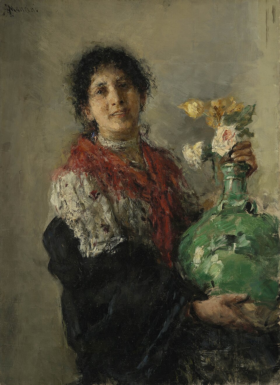 Donna con vaso verde - Museo Mesdag, L'Aia